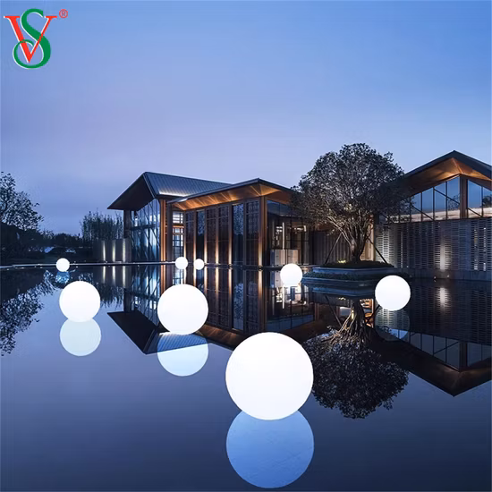 Schwimmender LED-Pool-Lichtball mit Fernbedienung, 16 RGB-Farben, wasserdichte Außendekoration