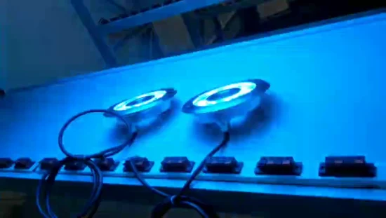 9X3w IP68 RGB LED Unterwasser-Brunnen-Ringlicht