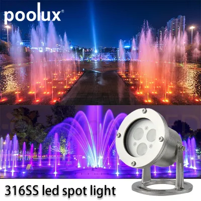 Outdoor 316ss 3 W 9 W Niederspannung IP68 Wasserdicht Tauch RGB RGBW DMX LED Fisch Pool Teich Brunnen unterwasser Spot Lichter