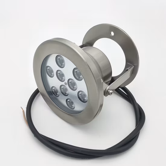 Hochwertiges CE-wasserdichtes IP68-Spot-Edelstahl-RGB-LED-Unterwasser-Pool-Brunnenlicht für Unterwasser