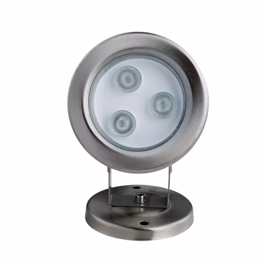 Neue Halterung Spot LED Unterwasser IP68 Wasserdicht Einbau Brunnen Wasserfall Pool Licht