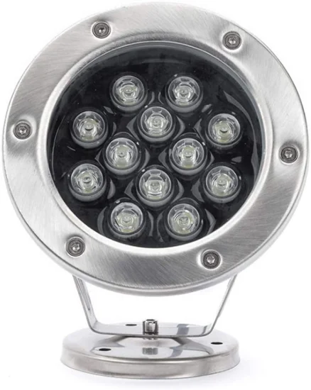 24V 6W Edelstahl RGB IP68 Spot Unterwasserbrunnenlicht