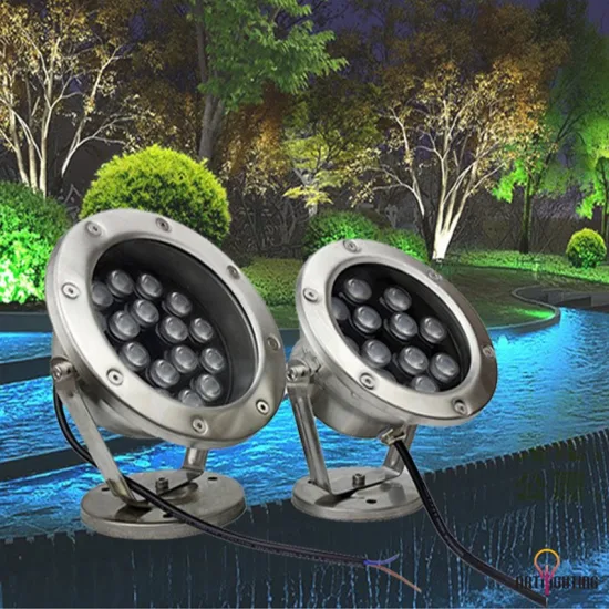 Brunnenlampen für den Außenbereich, RGB IP66, unterirdisches Unterwasser-Spot-LED-Licht für die Schwimmbadbeleuchtung